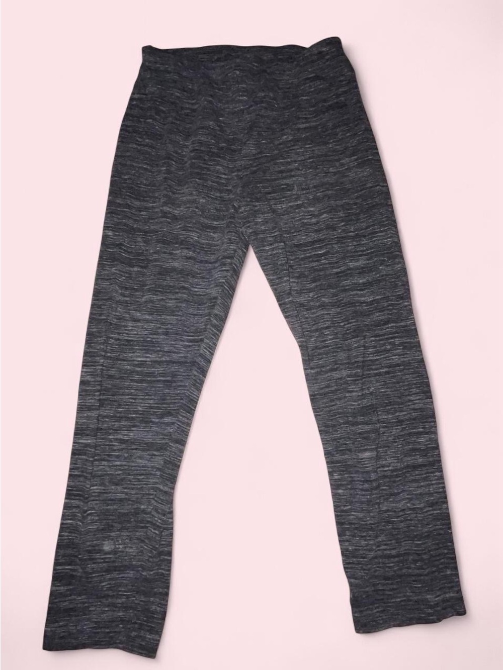 Time and Tru Dark Heather Gray Girls' Stretch Leggings